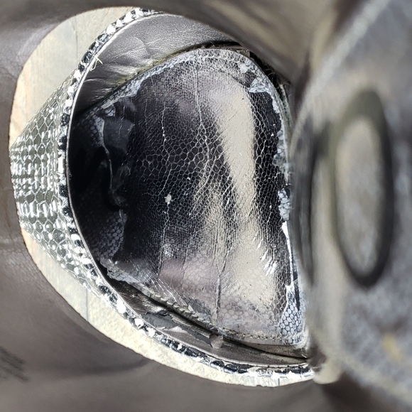 Sam Edelman Woman's  Leather Monroe  Heels  Black White - Picture 10 of 12